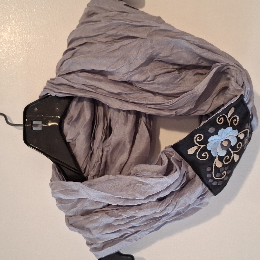 Hand-embroidered decorative scarf from Hungary (For Sale or as FREEBIE)